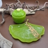 Handmade Epoxidharz Set in leuchtendem Apfelgrün 
