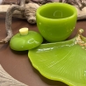 Handmade Epoxidharz Set in leuchtendem Apfelgrün 