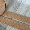elastisches Band in Bastoptik 38 – 40 mm beige Taschenband Gürtel