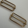 5x Schieber 40 mm gold rosAgold Gurtversteller