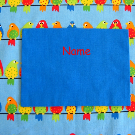 Kinderschürze - Vögel - auf Wunsch personalisiert