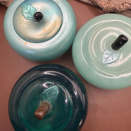Handmade Deko-Apfeldosen aus Resin kleine Aufbewahrungsdose