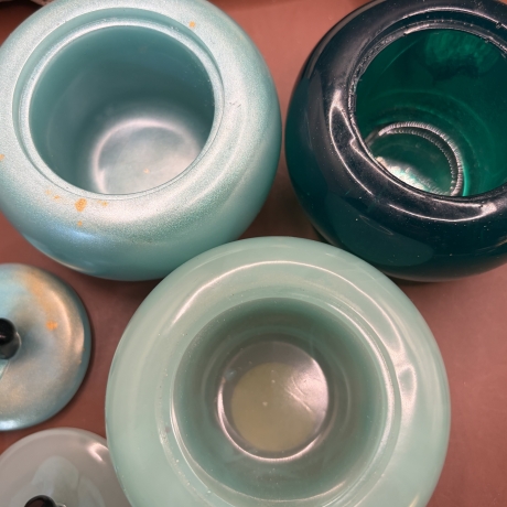 Handmade Deko-Apfeldosen aus Resin kleine Aufbewahrungsdose
