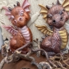 Handmade Drache aus Epoxidharz – dekorative Drachen 