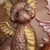 Handmade Drache aus Epoxidharz – dekorative Drachen 