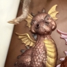 Handmade Drache aus Epoxidharz – dekorative Drachen 