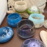 Dose mit Deckel in Pilzform – Handmade aus Epoxidharz Einzelstück
