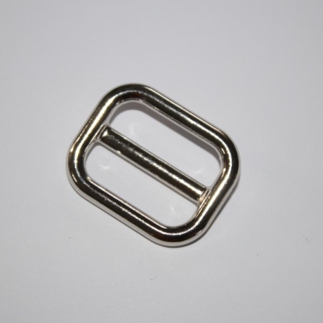 Schieber 25 mm silber Gurtversteller Zinkdruckguss RE