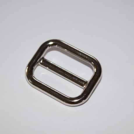 Schieber 25 mm silber Gurtversteller Zinkdruckguss RE