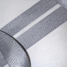 metallisiertes Gurtband in Glitzer-Optik silber 30 mm