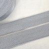 metallisiertes Gurtband in Glitzer-Optik silber 30 mm