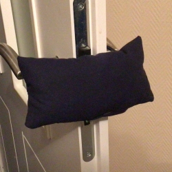 Türstopper Windstopper Türschutz - Uni blau 