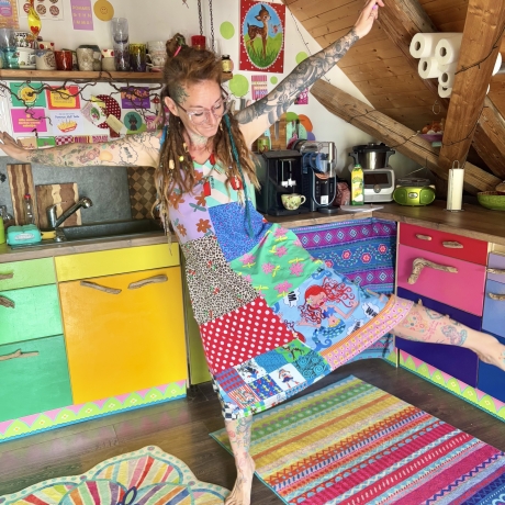 Hängerchen lang mit Taschen Größe 40/42
