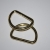 AUSVERKAUFT D-Ring 30 mm gold 2 Stück D-Ringe Stahl