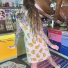 Sommerkleid mit Bindebändern und Taschen Größe 38-40