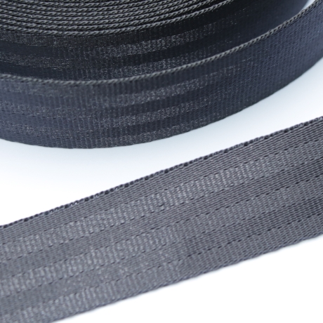 5m Sicherheitsgurtband 25 mm schwarz Gurtband