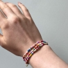Freundschaftsarmband Perlenarmband Makramee Armband bunt Festival