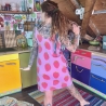 Sommerkleid mit Bindebändern und Taschen Größe 38-40
