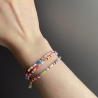 Freundschaftsarmband Perlenarmband Makramee Armband bunt Festival