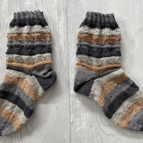Handgestrickte  Socken Gr. 37/38