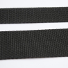 Gurtband 40 mm schwarz 1,4 mm stark Taschenband