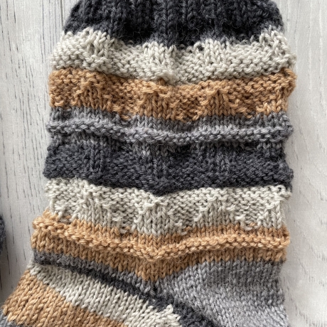 Handgestrickte  Socken Gr. 37/38