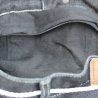 Black Denim Tasche mit Applikationen, Jeans Tasche in Schwarz