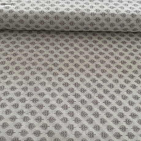 Baumwolle Druck Popeline | Blatt | Öko Tex 100 | Poplin 