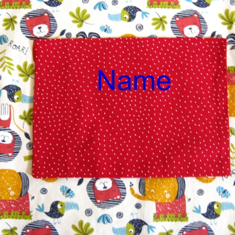 Kinderschürze - Wilde Tiere - auf Wunsch personalisiert