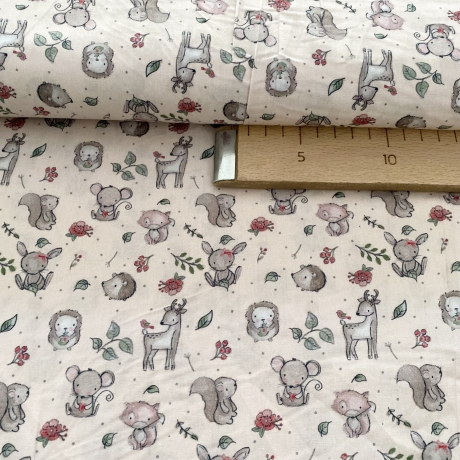 Baumwolle Druck Popeline | Tiere |Öko Tex 100 | Poplin 