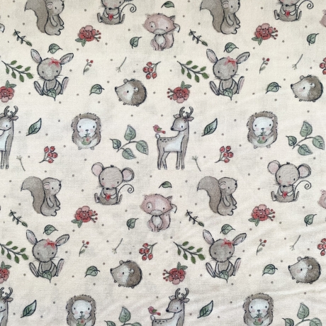 Baumwolle Druck Popeline | Tiere |Öko Tex 100 | Poplin 