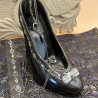 Handmade Epoxidharz Unikat – Eleganter Schmuckhalter im High-Heel