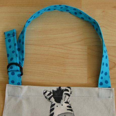 Kinderschürze - Zebra/Esel - auf Wunsch personalisiert