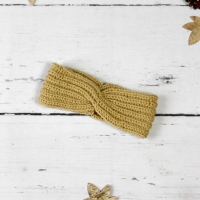 Gestricktes Stirnband mit Twist ~ Herbst | Winter