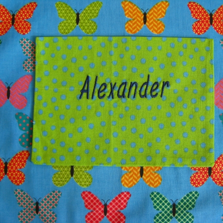Kinderschürze - Schmetterlinge - auf Wunsch personalisiert