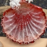 Handgemachte Seifenschale aus Epoxidharz – Muschel mit Glitzer