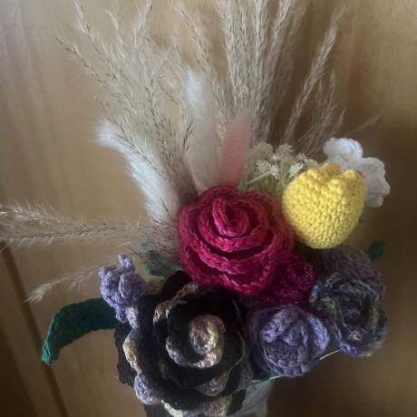 Blumenstrauß gehäkelt 