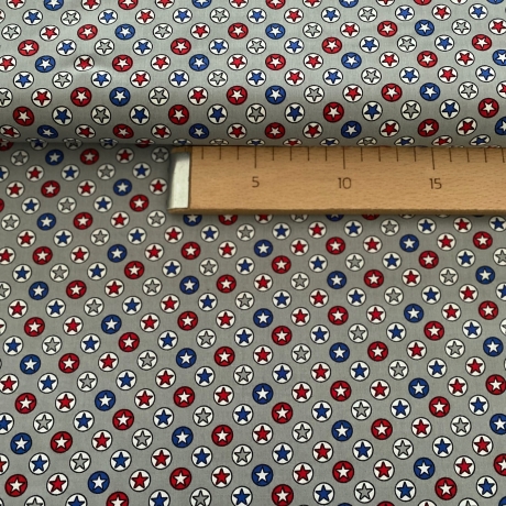 Baumwolle Druck Popeline | Sterne | Öko Tex 100 | Poplin 