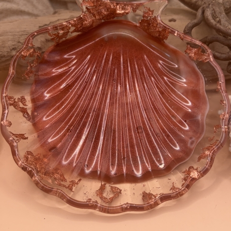 Handgemachte Epoxidharz-Seifenschale  Maritime Seifenablage  
