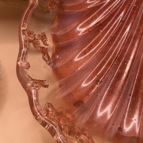 Handgemachte Epoxidharz-Seifenschale  Maritime Seifenablage  
