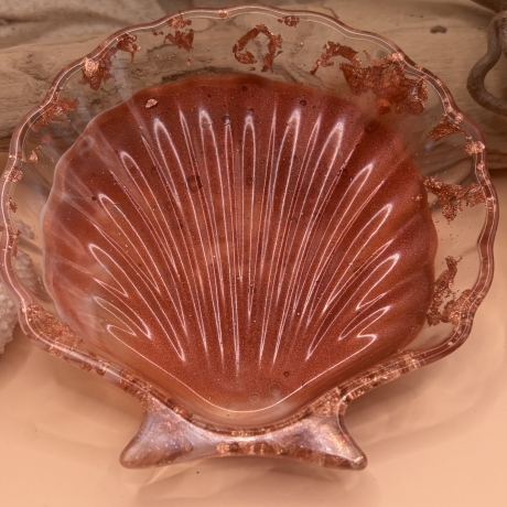 Handgemachte Epoxidharz-Seifenschale  Maritime Seifenablage  