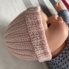 Gestrickte Baby- Mütze und passende Socken/Schuhchen