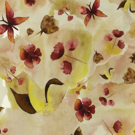 Baumwolle Druck Popeline | Blumen |Öko Tex 100 | Poplin 