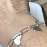 Memory-Armband aus Silber „Familie“
