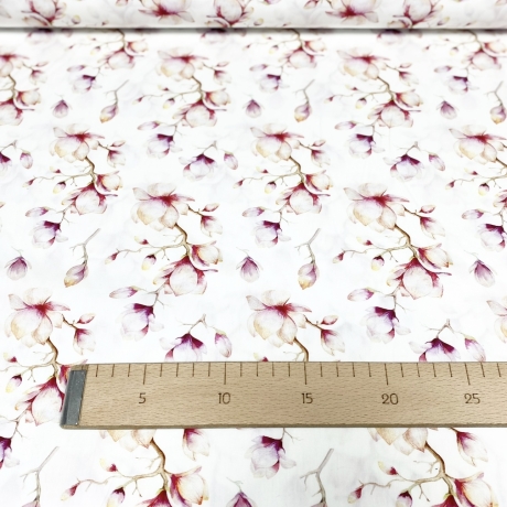 Baumwolle Druck Popeline | Blumen |Öko Tex 100 | Poplin 