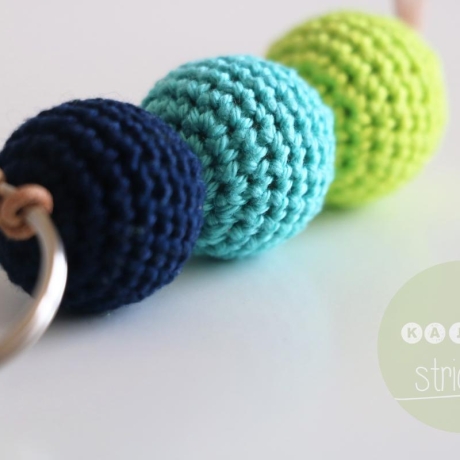 Schlüsselanhänger  ✭  marine - jade - limone