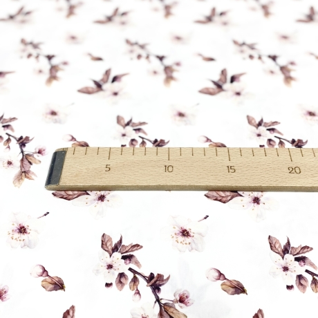 Baumwolle Druck Popeline | Blumen  |Öko Tex 100 | Poplin 