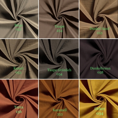 Musselin Tuch XXL | Schal | Halstuch | Dreieckstuch | 42 Farben