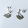 Hängeohrringe aus Silber „Vögelchen“