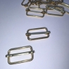 6x Schieber 25 mm gold beweglich leicht Gurtversteller
